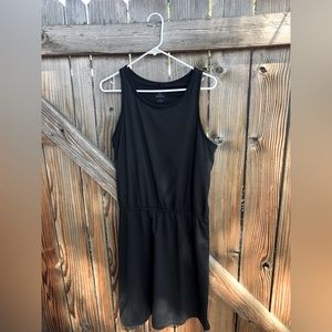 Black Prana dress with built-in bra